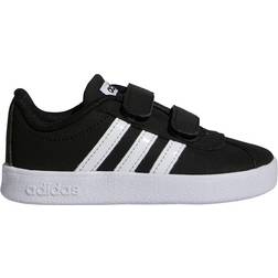 adidas Infant VL Court 2.0 - Core Black/Cloud White/Core Black