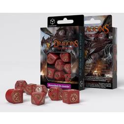 Q Workshop Dragons Dice Set Rounded D4