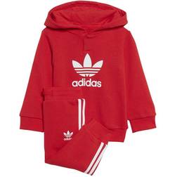 Adidas Infant Adicolor Hoodie Set - Vivid Red/White (HE4672)