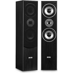 Auna L766 Coppia di Casse a 3 Vie Bassreflex HiFi Nero