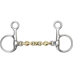 Shires Hanging Cheek Waterford Bit With Brass Alloy Mouth