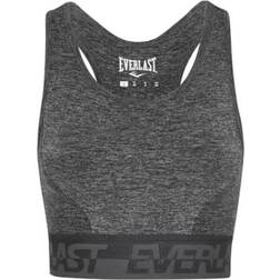 Everlast Seamless Panelled Sports Bra - New Charcoal