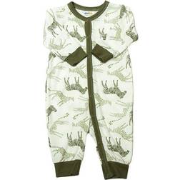 Joha Nightsuit - White/Army Green w Zebra/Leop (38525-261-3329)