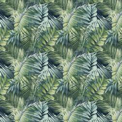 Grandeco Antigua Palm Wallpaper Green