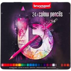 Royal Talens Bruynzeel Colour pencil tin light 24 colours