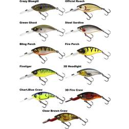 Westin BuzzBite Crankbait 6cm 10g Suspending 3D Fire Craw