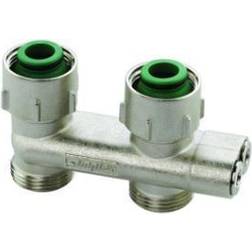 Thermrad H-BLOK Kryds ¾ lige omvendt vand