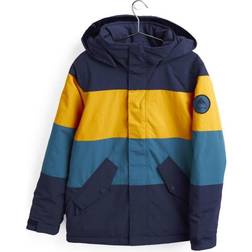 Burton Boy's Symbol Jacket - Dress Blue/Cadmium Yellow/Celestial Blue