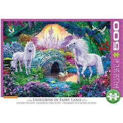 Eurographics Unicorns in Fairy Land 500 Pieces