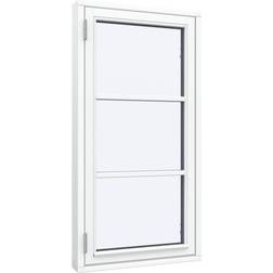 Sparvinduer BH0103 Træ Sideswing Vindue med 2-lags glas 60x120cm