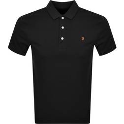 FARAH Vintage Blanes Polo T Shirt - Black