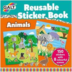 Galt Reusable Sticker Books Animals