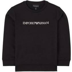 Emporio Armani Felpa In Jersey Misto Modal Con Logo