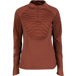 NIKE Therma-FIT Strike Winter Warrior Drill Top Women - Bronze Eclipse/Redstone/Total Orange