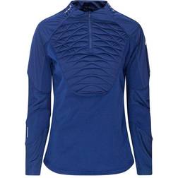 Nike Therma-FIT Strike Winter Warrior Drill Top Women - Blue Void/Deep Royal Blue/Volt