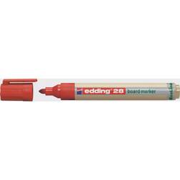 Edding 28 Ecoline Whiteboard Marker Red 1.5-3mm 10-pack