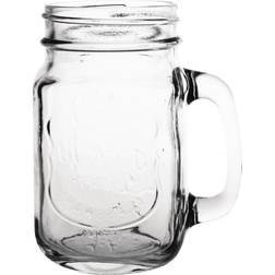 Olympia - Glass Jar with Straw 45cl 12pcs