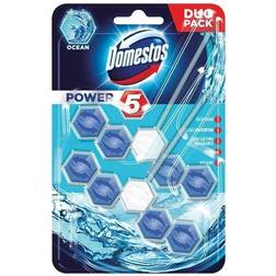 Domestos Power 5 Toilet Rim Block Ocean