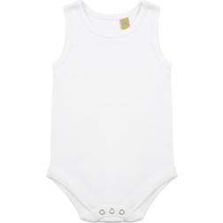 Larkwood Baby's Cotton Bodysuit Vest - White