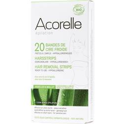 Acorelle Bandes de Cire Froide Aisselles & Maillot - 20 Pièces