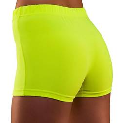 Wicked Costumes Adult Funky Festival 80's Neon Yellow Hot Pants XS/S Fancy Dress Accessory