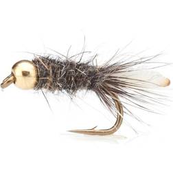 Unique Flies Peeping Caddis (BH) Grey TMC 100 #12