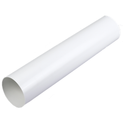 Duka Ventilationsrør Ø125 x 1000 mm, hvid