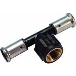 Henco Henco pres tee pvdf med indvendig gevind 40 x 34 x 40 mm