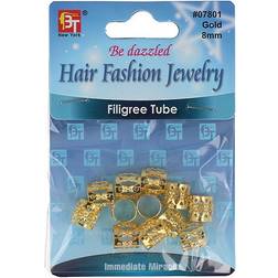 Beauty Town Hair Fashion Jewelry Filigree Gold 8mm 100g