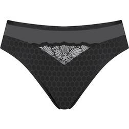 Triumph Azalea Florale Tai Brief - Black