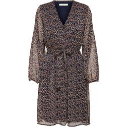 Only Onlcera 3/4 Short Dress Vestito - Night Sky