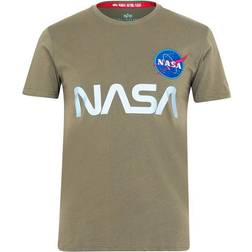 Alpha Industries NASA Reflective T-shirt - Dark Olive