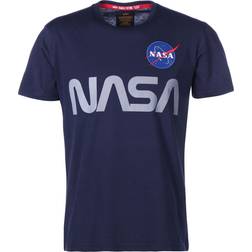 Alpha Industries T-shirt Nasa Reflective - Bleu