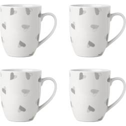 Sabichi Watercolour Hearts Mug 35.5cl 4pcs