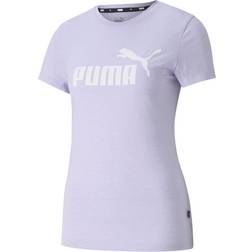 Puma Essentials Logo Heather Tee Women's - Light Lavender Heather