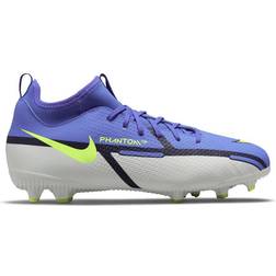 Nike Phantom GT2 Academy Dynamic Fit FG/MG GS - Sapphire/Grey Fog/Blue Void/Volt