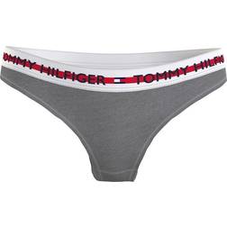 Tommy Hilfiger Repeat Logo Stretch Organic Cotton Briefs - Mid Grey Heather