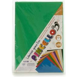 Lot de 10 Feuilles en Caoutchouc Eva 20x30 cm Vert Foncé
