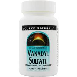 Source Naturals Vanadyl Sulfate 10 mg 100 Tablets