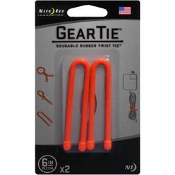 Nite Ize Gear Tie 6 Bright Orange 6