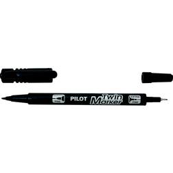 Pilot Fiberpen Twin Marker 2-i-1 0,3mm Sort