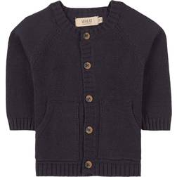 Wheat Knit Cardigan Classic - Midnight Blue