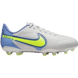 Nike Tiempo Legend 9 Academy FG/MG GS - Grey Fog/Sapphire/Volt