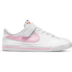 Nike Court Legacy PSV - White/Pink Foam