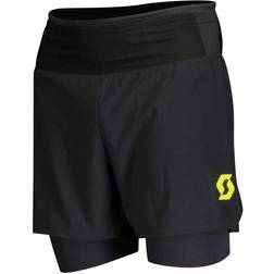 Scott RC Run Hybrid Shorts Men - Black/Yellow