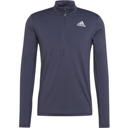 Adidas Own The Run 1/2 Zip Long Sleeve T-shirt Men - Shadow Navy