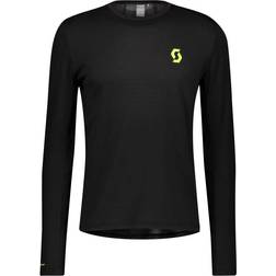 Scott RC Run Long Sleeve T-shirt Men - Black/Yellow