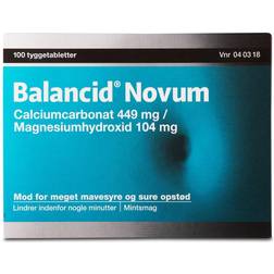 Balancid Novum Mint 100 stk Tyggetabletter