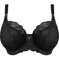 Elomi Brianna Padded Half Cup Bra - Black