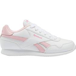 Reebok Girl's Royal Classic Jogger 3 - Cloud White/Astro Pink/Pink Glow